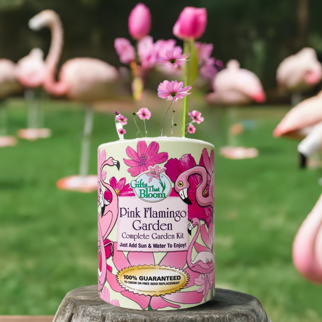 Pink Flamingo Garden Grocan