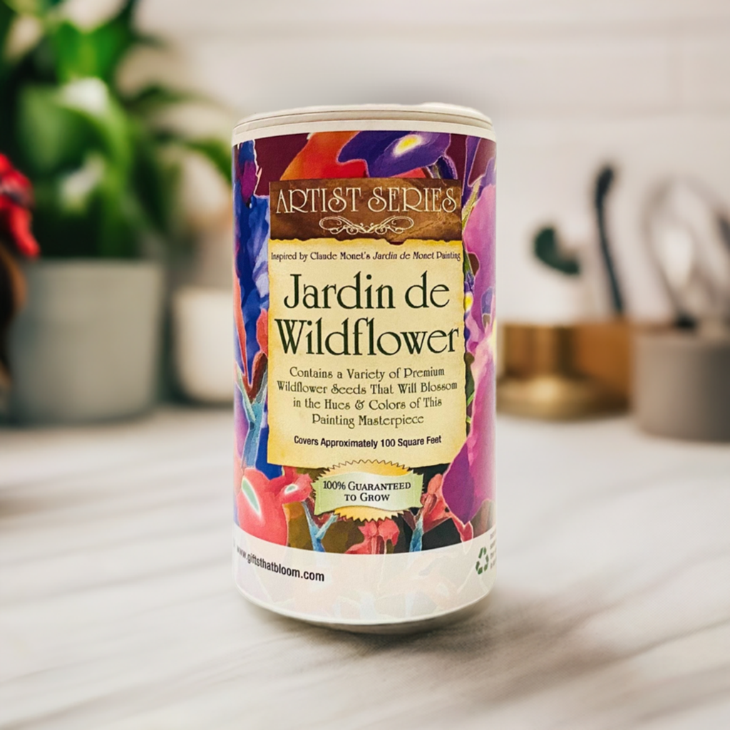 Jardin de Wildflower Garden Shaker Can Seed Kits