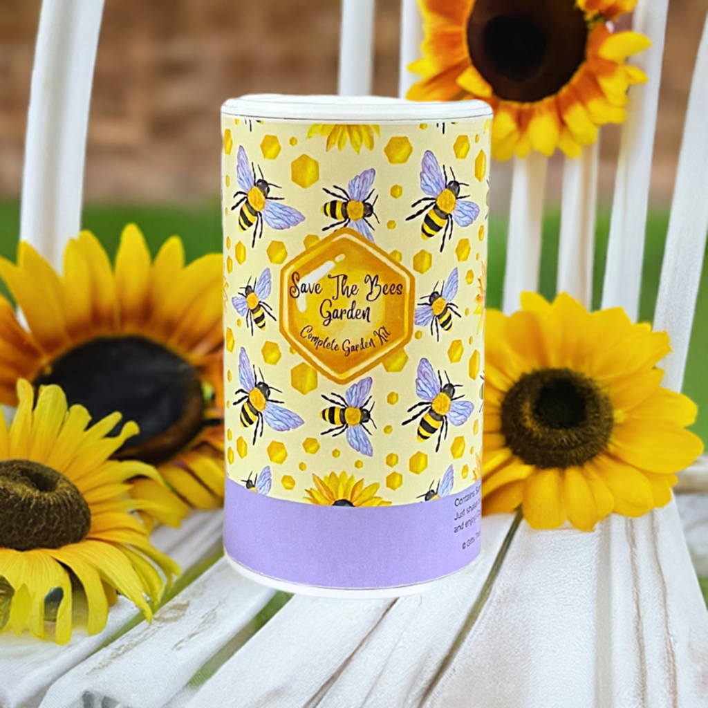 Save The Bees Garden Shaker Can