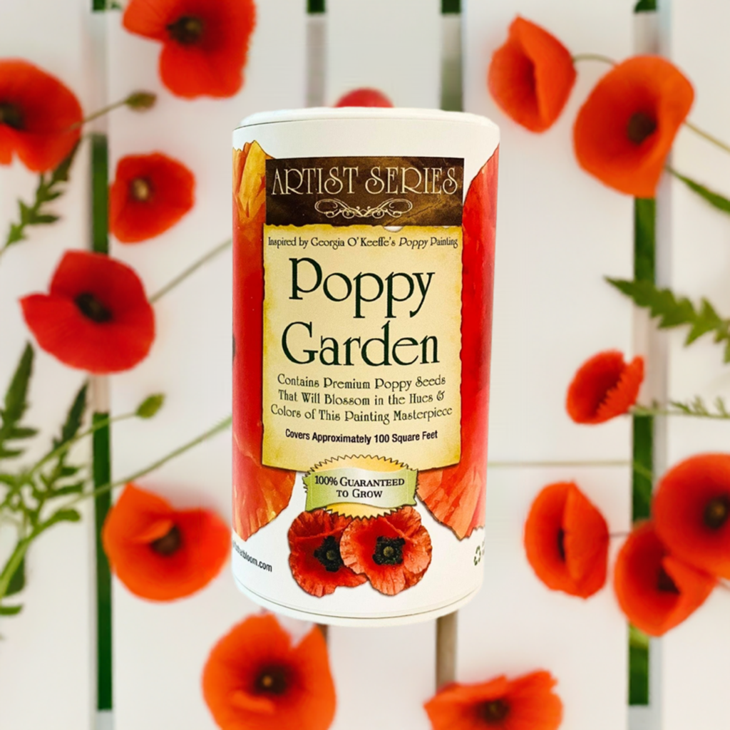 Poppy Garden Shaker Can Seed Kit