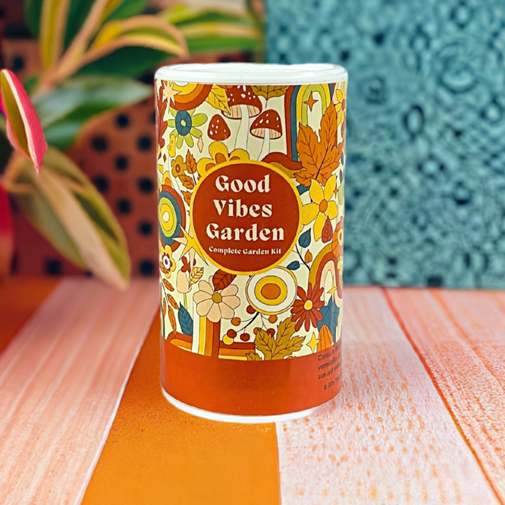 Good Vibes Garden Shaker Can Seed Kit