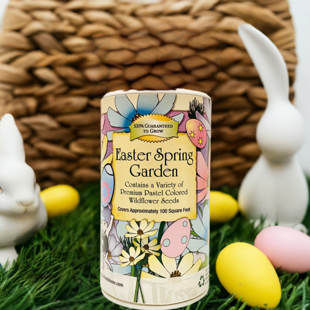 Easter Spring Garden Shaker Can