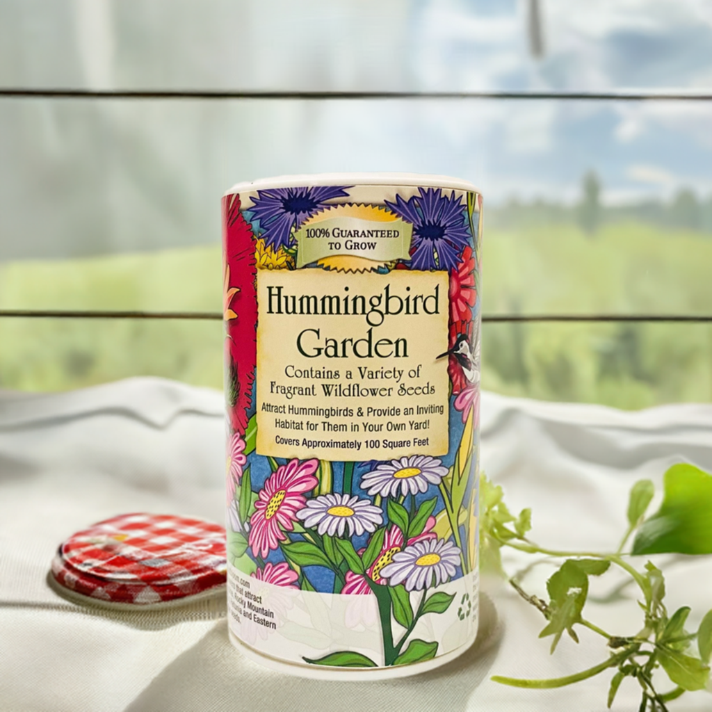 Hummingbird Garden Shaker Can Seed Kit