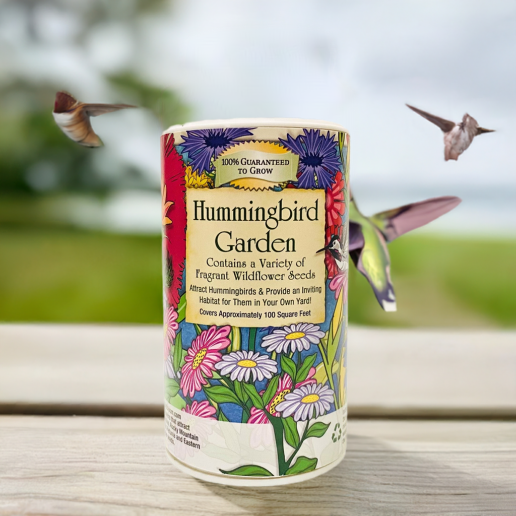 Hummingbird Garden Shaker Can Seed Kit