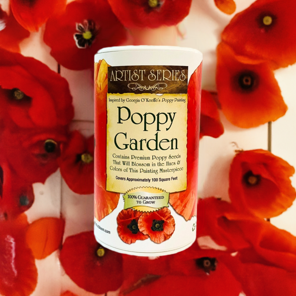 Poppy Garden Shaker Can Seed Kit