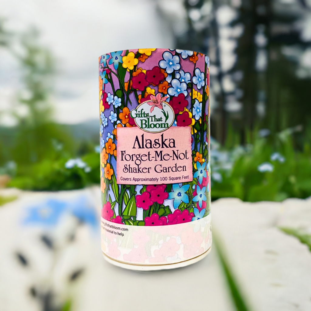 Alaska Forget-Me-Not Garden Shaker Can